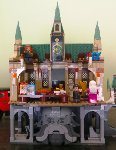 Photographie d'un château Harry Potter construits en Lego®